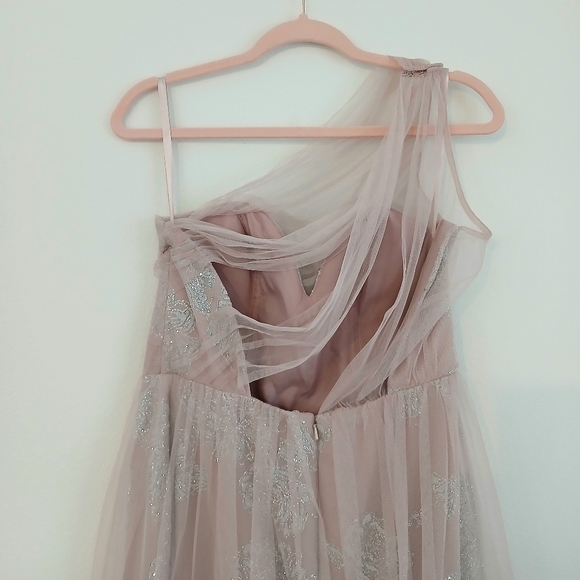 BHLDN Hayley Paige Dusty Rose Prom Dress Gown - Picture 10 of 11